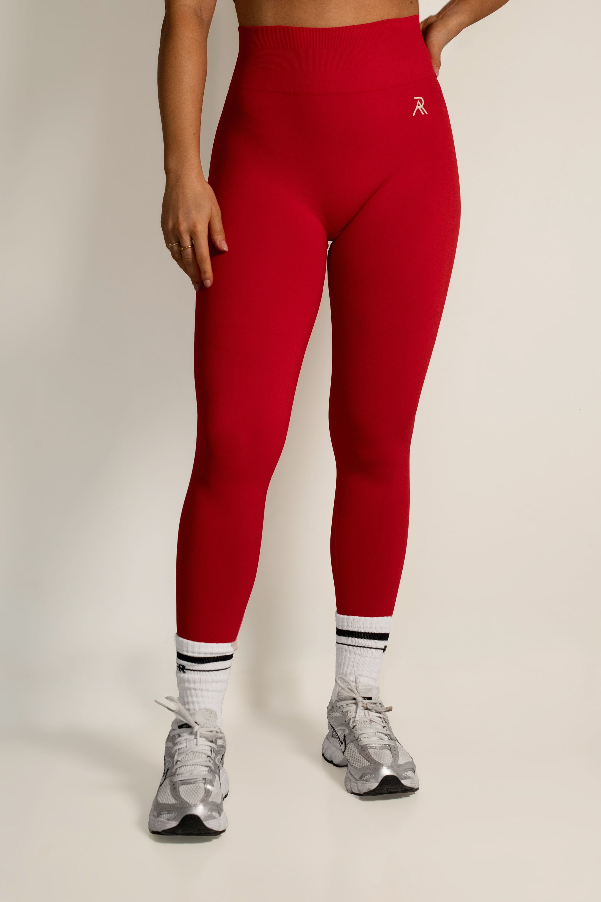 SIGNATURE SEAMLESS LEGGINGS - RED