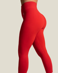 SIGNATURE SEAMLESS LEGGINGS - RED