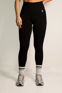 SIGNATURE SEAMLESS LEGGINGS - BLACK
