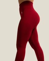 SIGNATURE SEAMLESS LEGGINGS - BURGUNDY