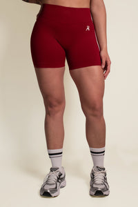 AURA SHORTS - BURGUNDY
