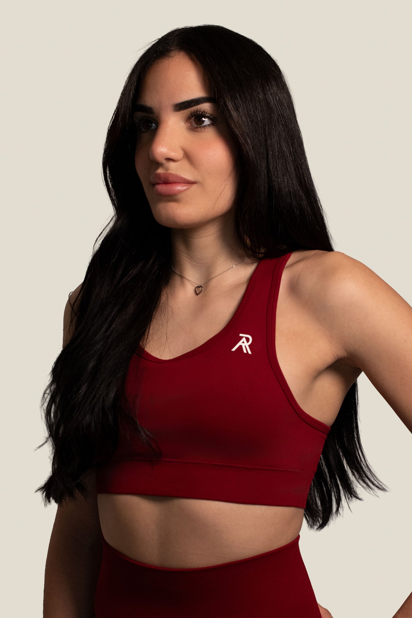 SIGNATURE SEAMLESS SPORTS BRA - BURGUNDY