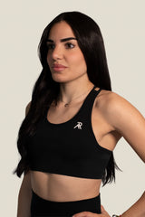 SIGNATURE SEAMLESS SPORTS BRA - BLACK