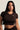 SIGNATURE SEAMLESS CROP TOP - CHOCOLATE BROWN