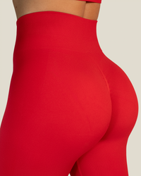 SIGNATURE SEAMLESS LEGGINGS - RED